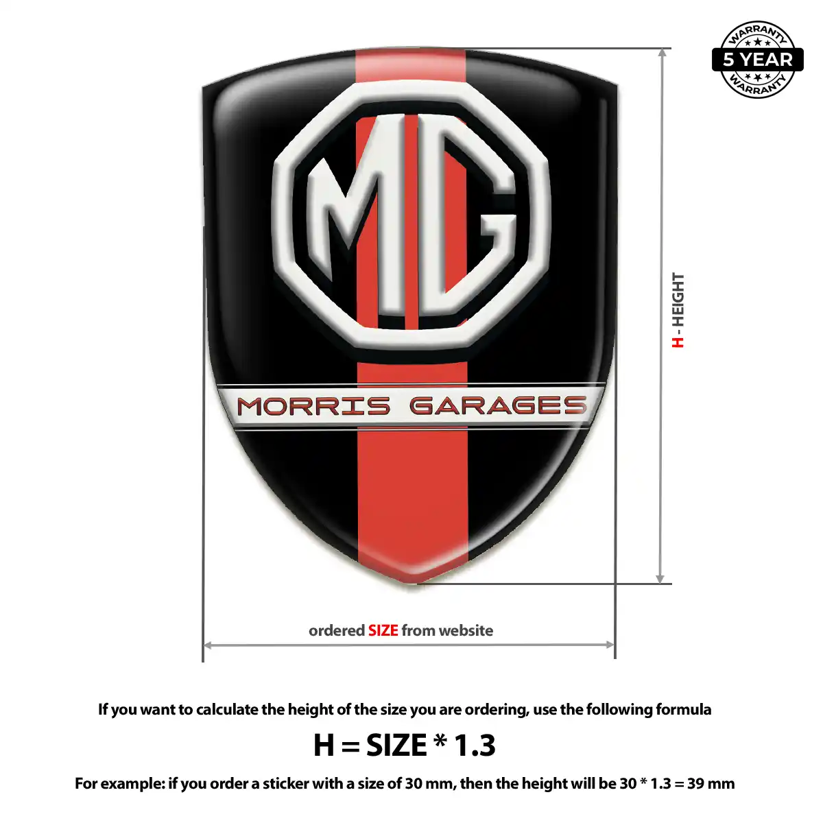 MG Crest Logo Emblem Refined Design
