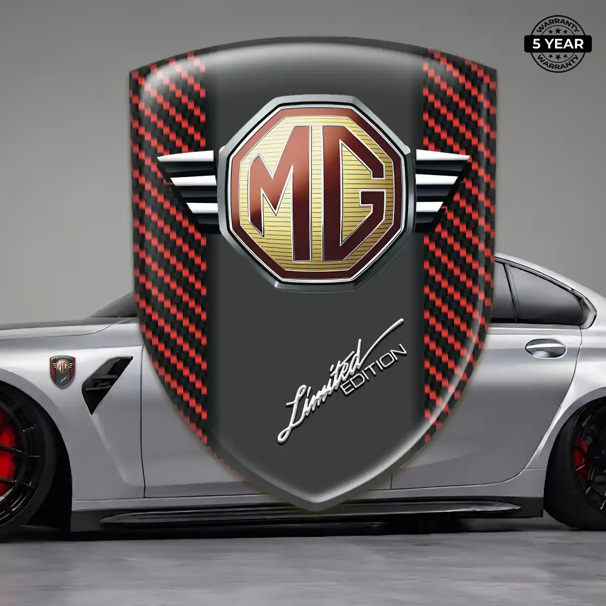 MG Crest Logo Emblem Resin Elite