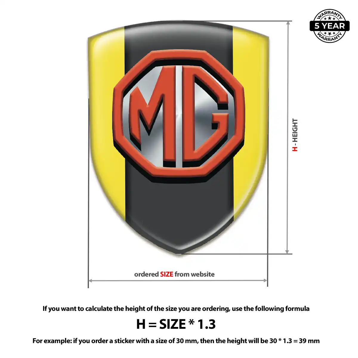 MG Crest Logo Emblem Sleek Style