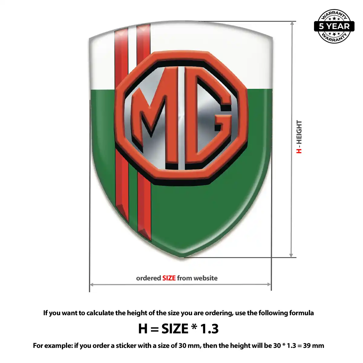 MG Crest Logo Emblem Superior Craft
