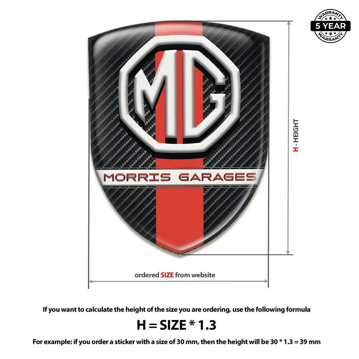 MG Domed Badge Exclusive Series