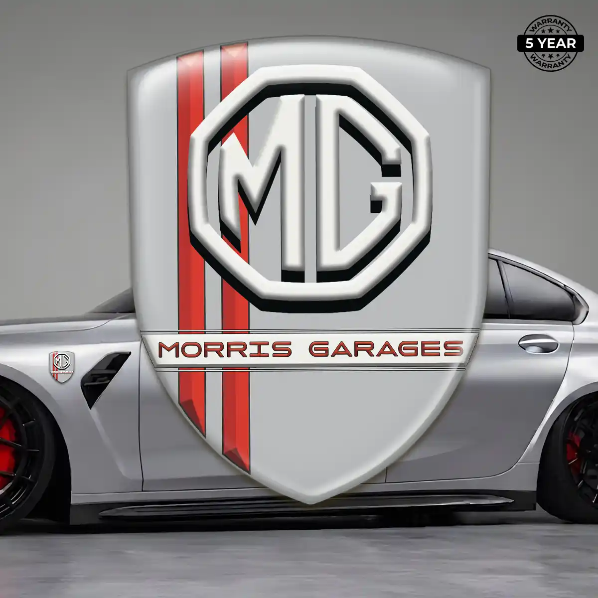 MG Domed Badge Interior Elegance