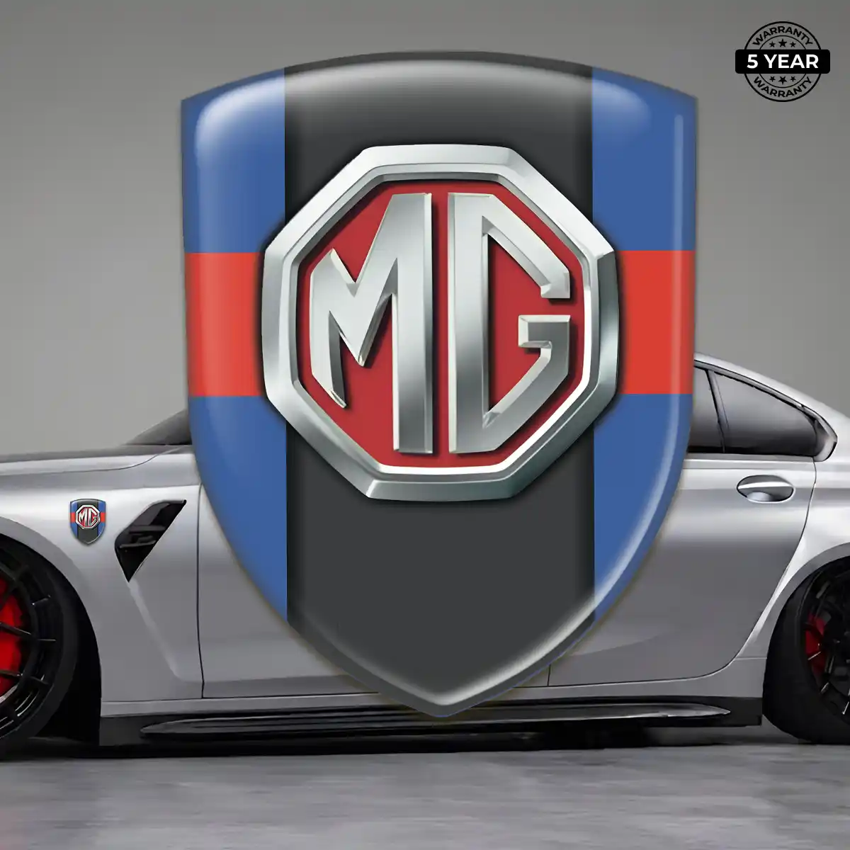 MG Domed Car Sticker Cabin Style