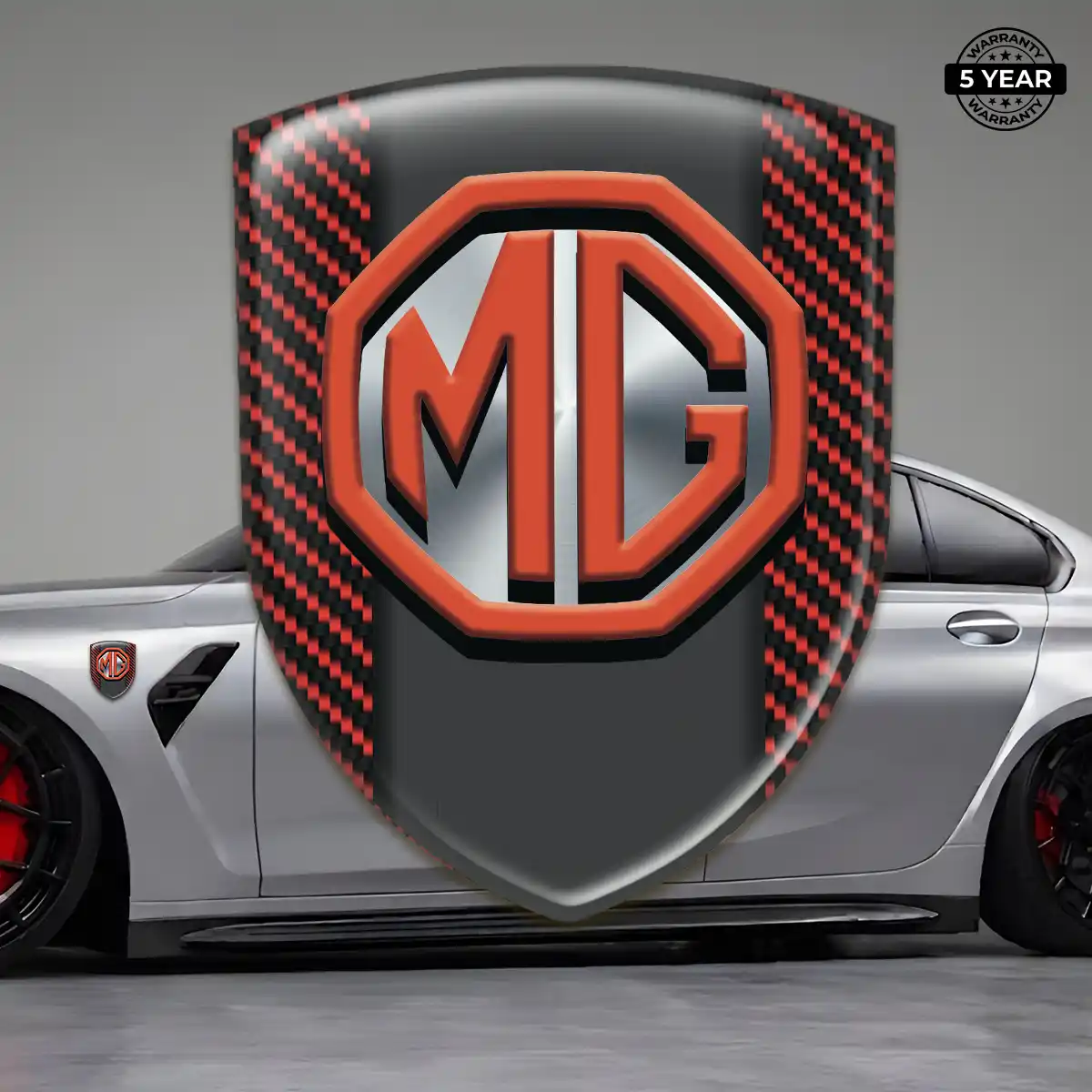 MG Domed Car Sticker Exclusive Series
