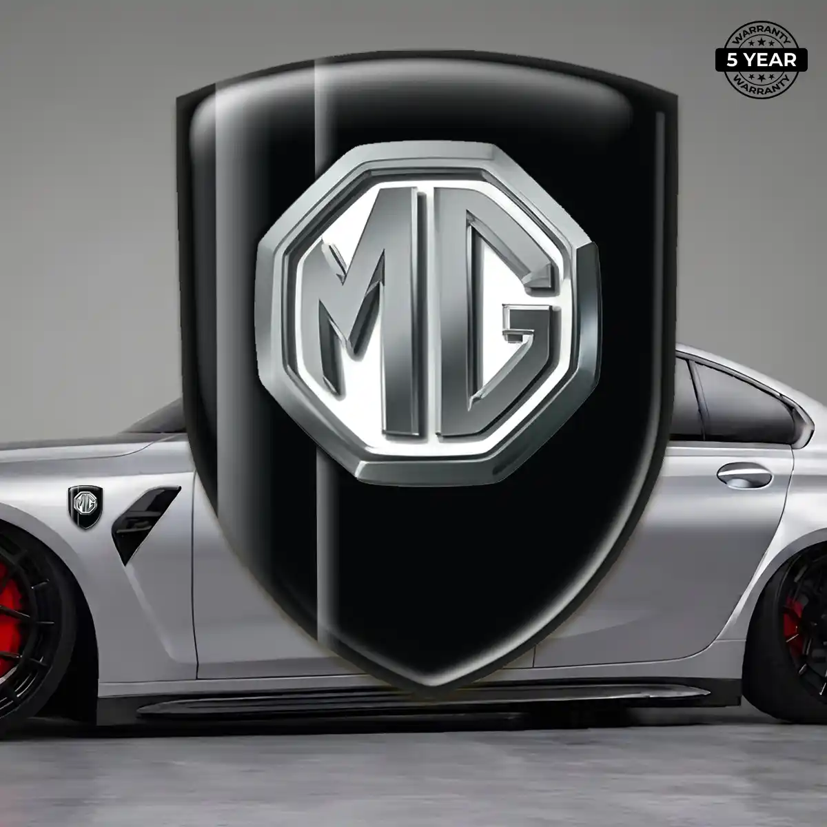 MG Domed Car Sticker Opulent Line