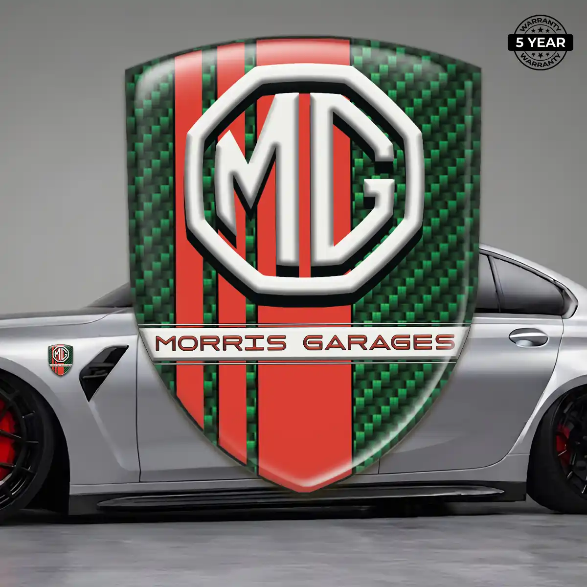 MG Domed Car Sticker Premium Dome