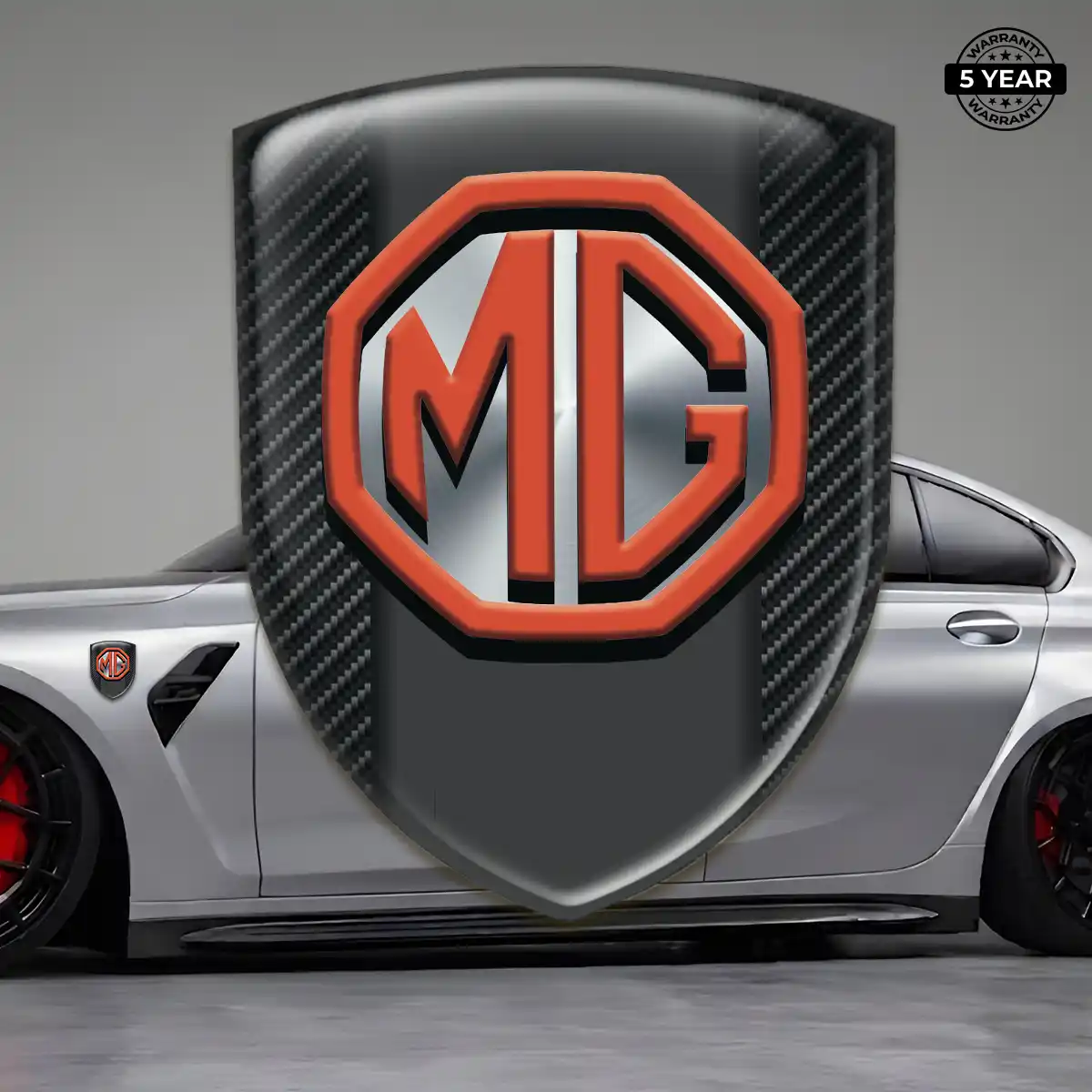 MG Domed Car Sticker Prestige Line