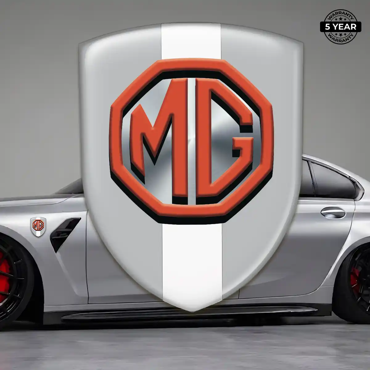 MG Domed Car Sticker Resin Elite