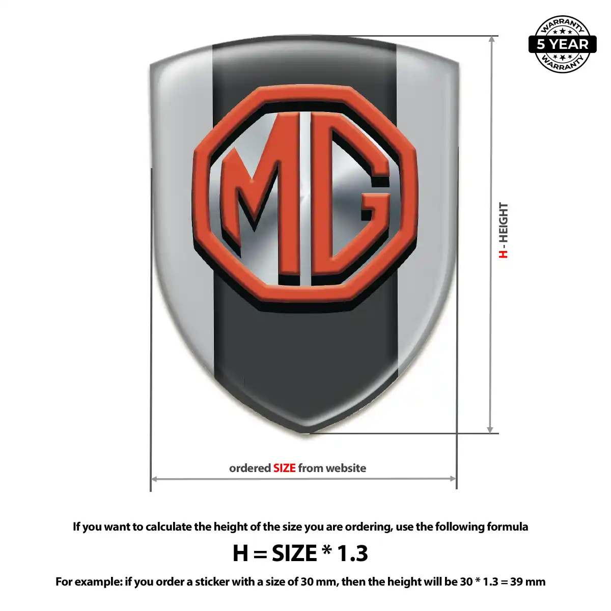 MG Domed Decal Exclusive Series