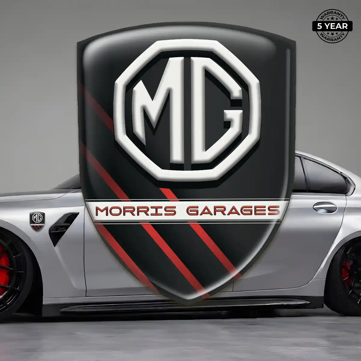 MG Domed Decal Interior Elegance