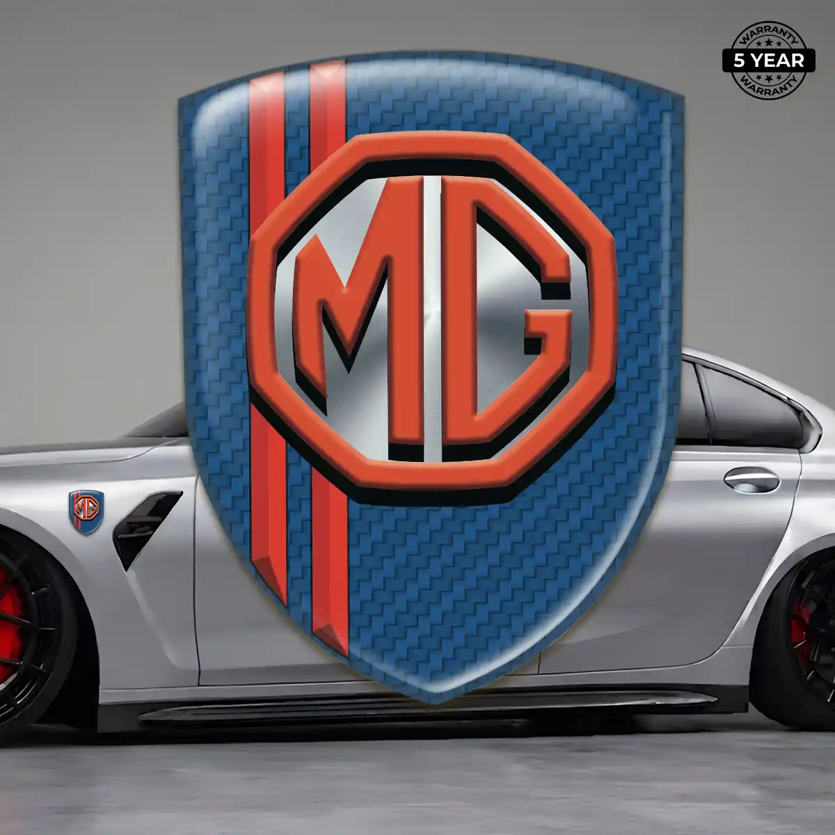 MG Domed Decal Refined Design