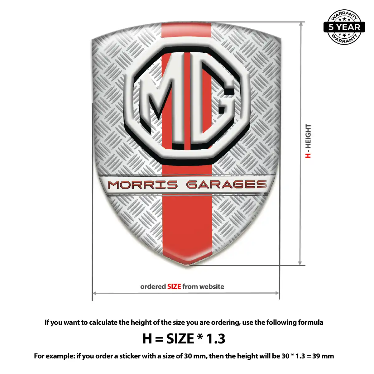 MG Domed Emblem Elite Edition
