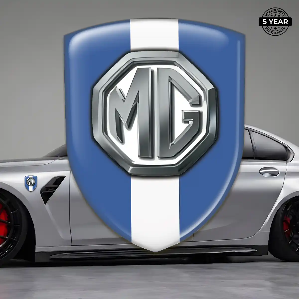 MG Domed Emblem Outer Style