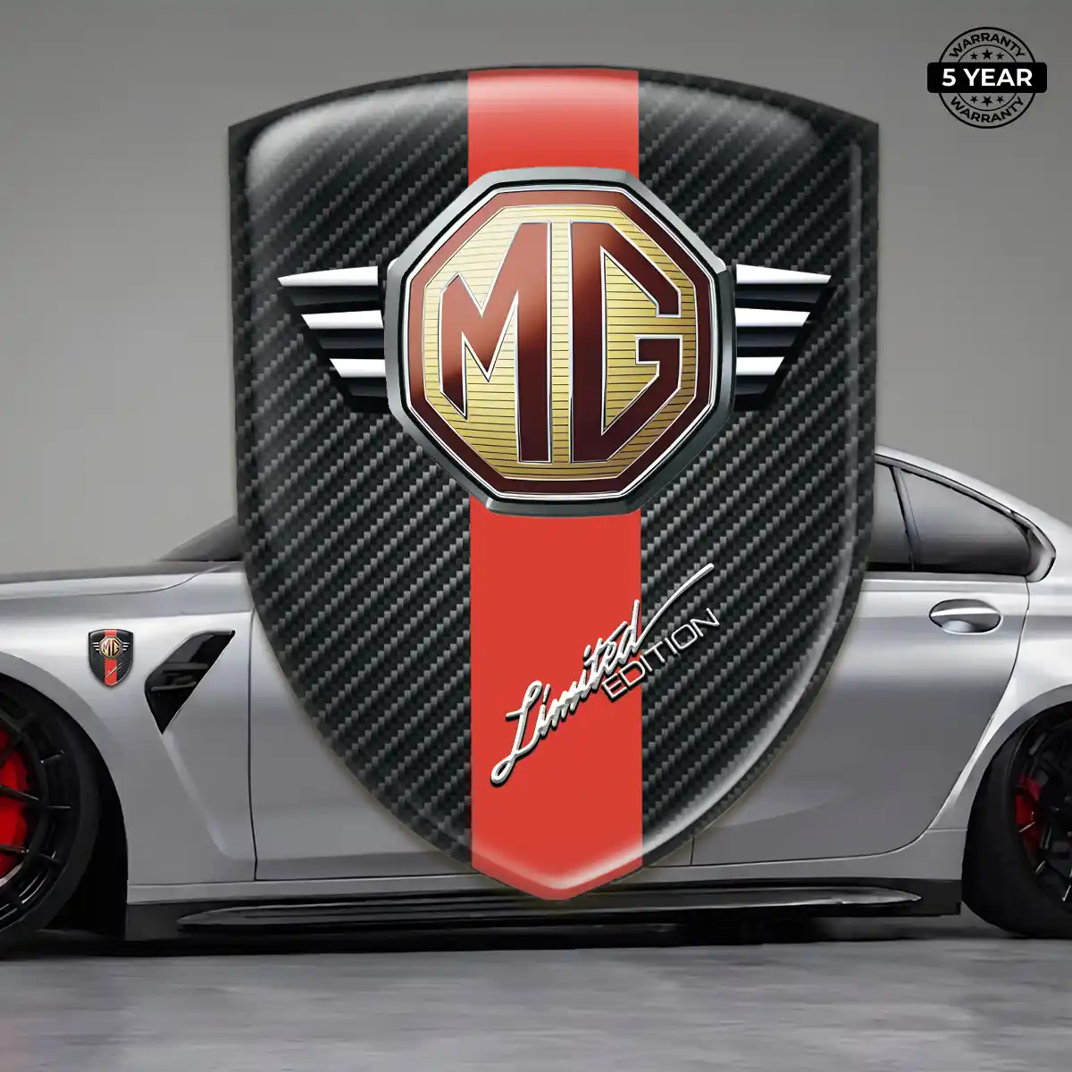 MG Domed Emblem Resin Luxe