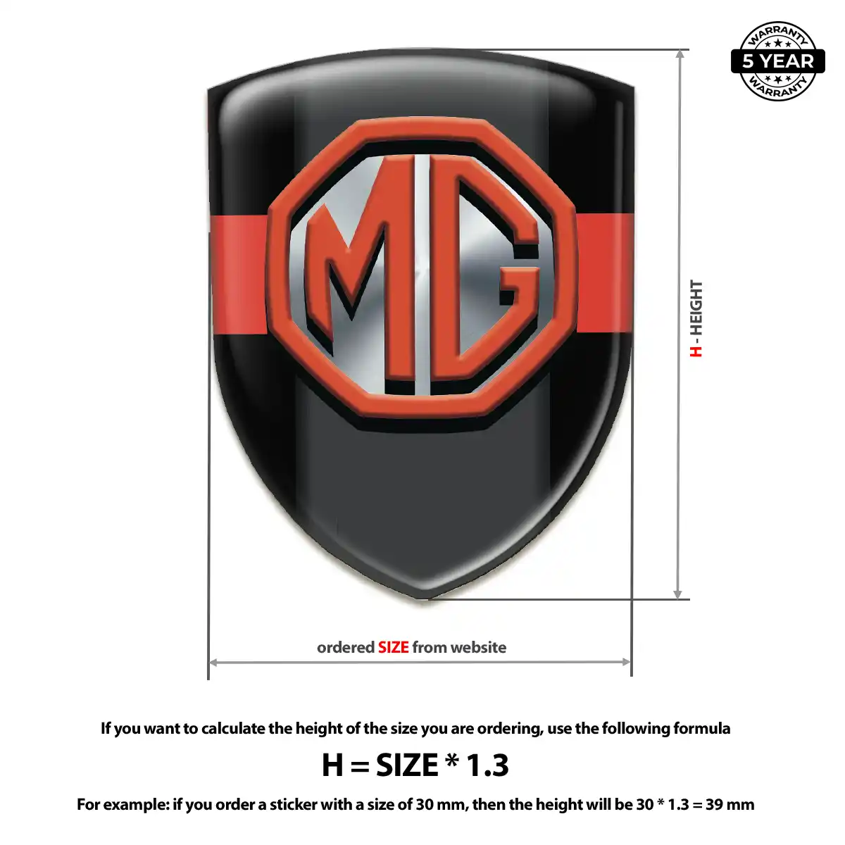 MG Domed Emblem Superior Craft