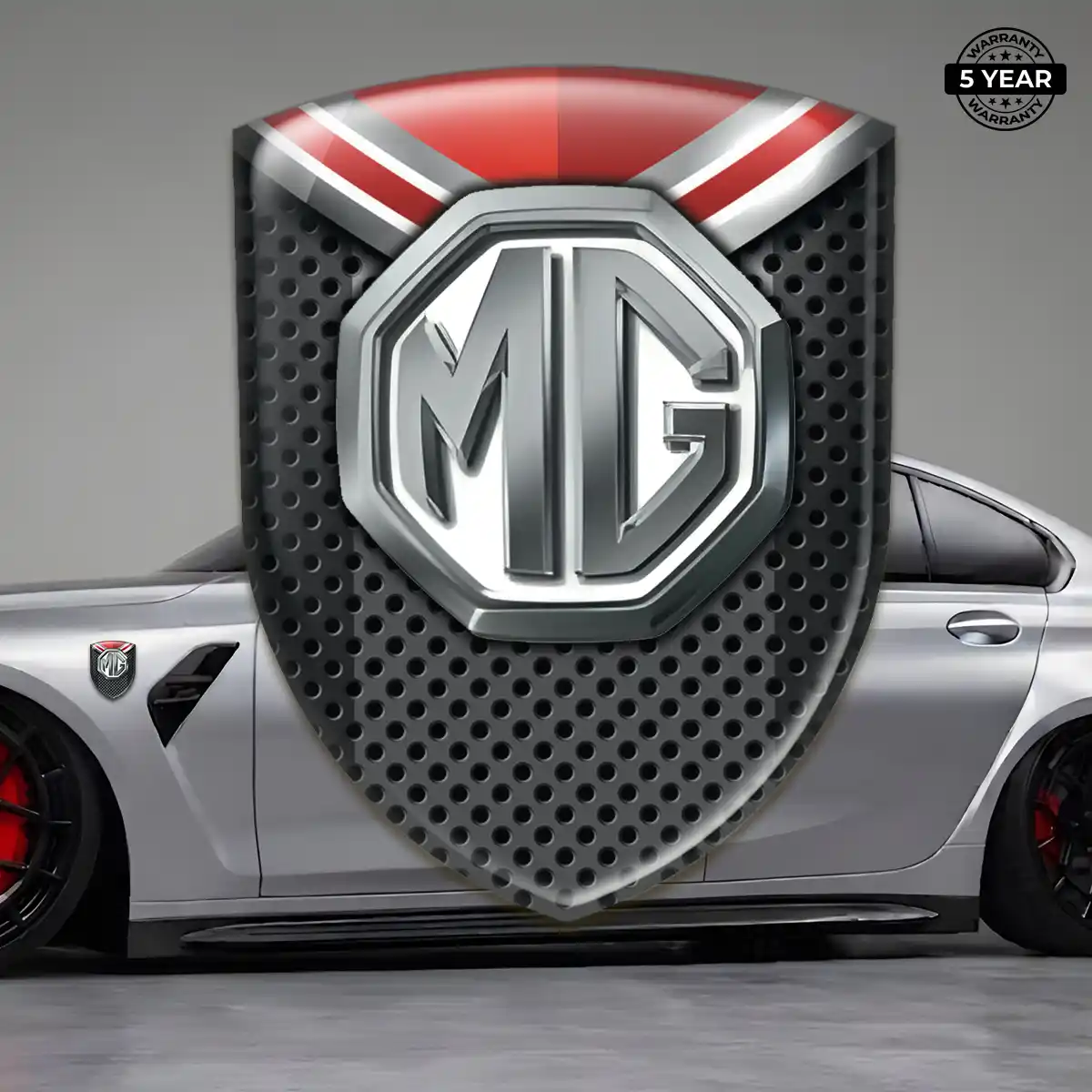 MG Domed Logo Decal Cabin Style