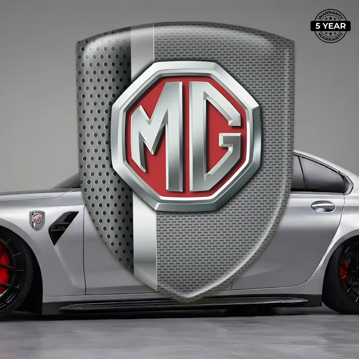 MG Domed Logo Decal Elite Finish