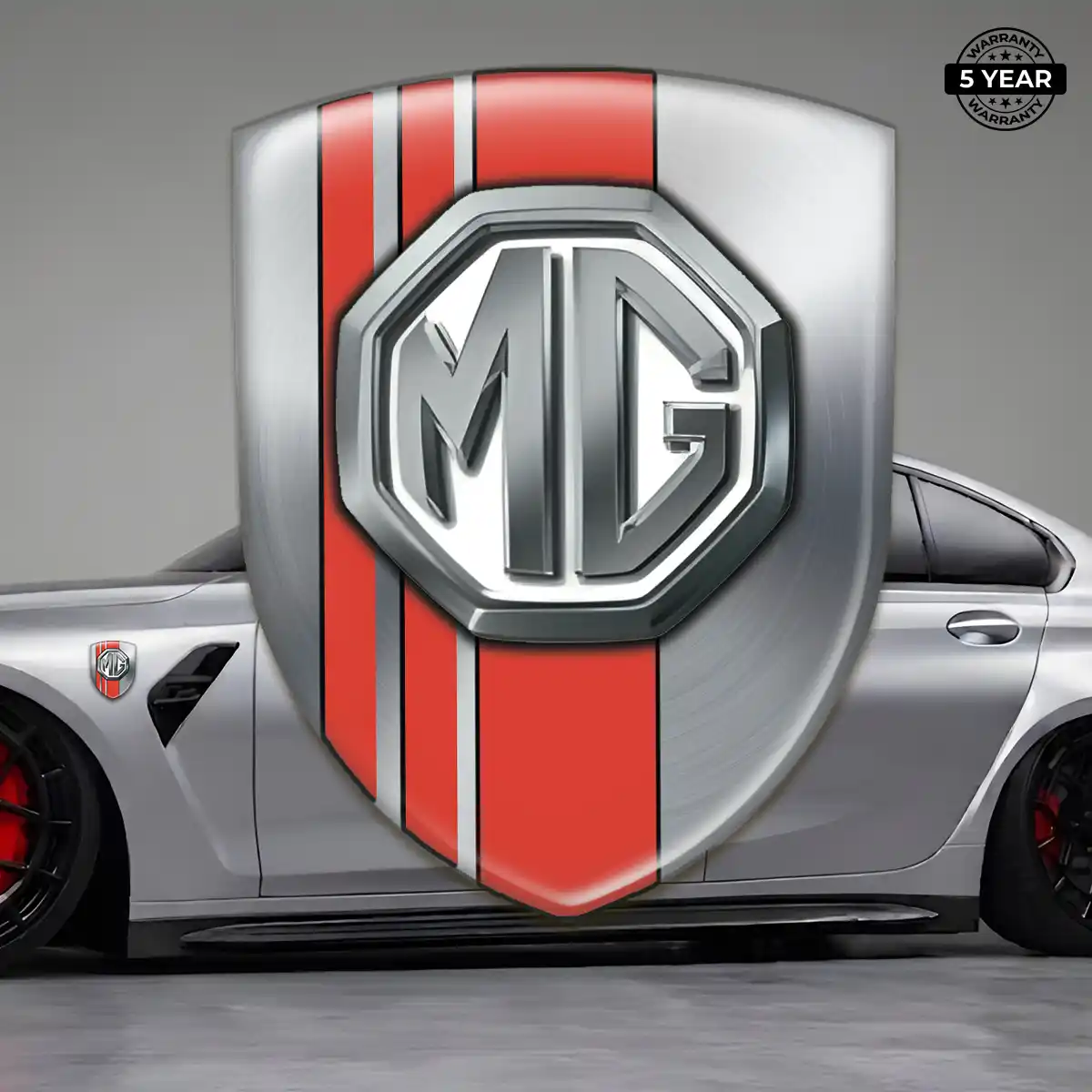 MG Domed Logo Decal Resin Luxe