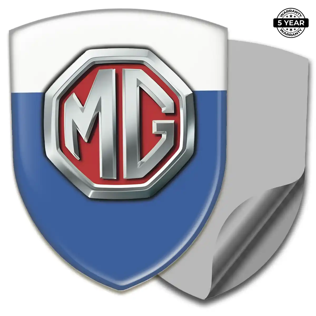 MG Domed Logo Decal Sleek Style