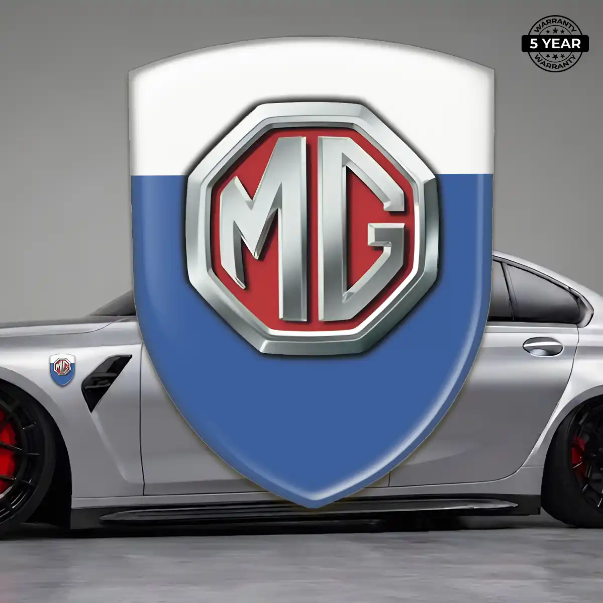 MG Domed Logo Decal Sleek Style