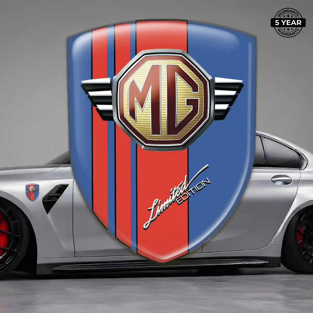 MG Domed Logo Sticker Cabin Style