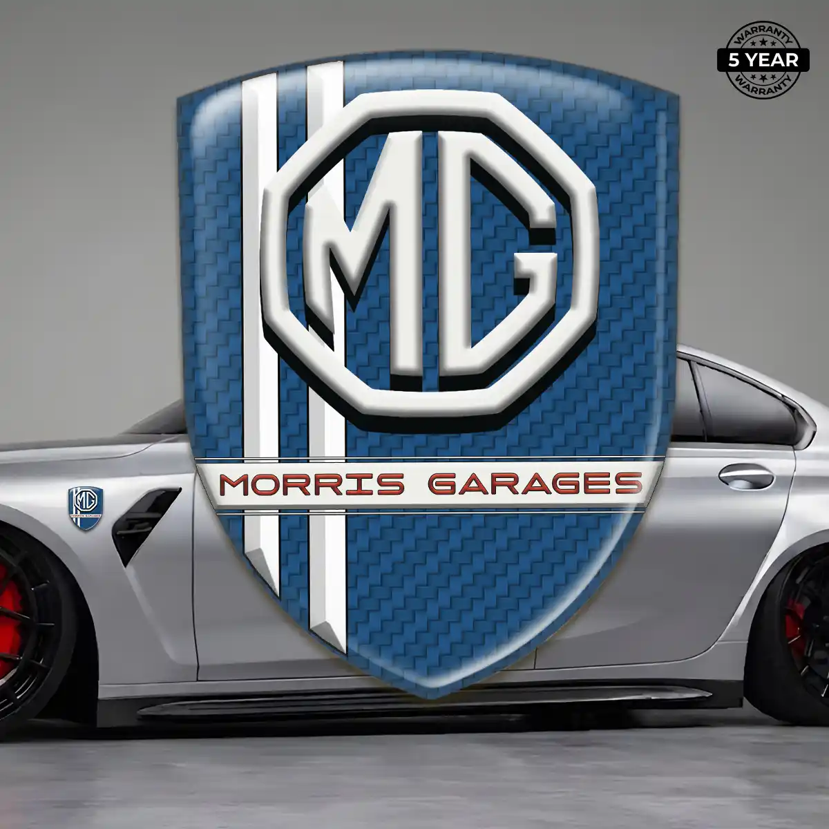 MG Domed Logo Sticker Outer Style