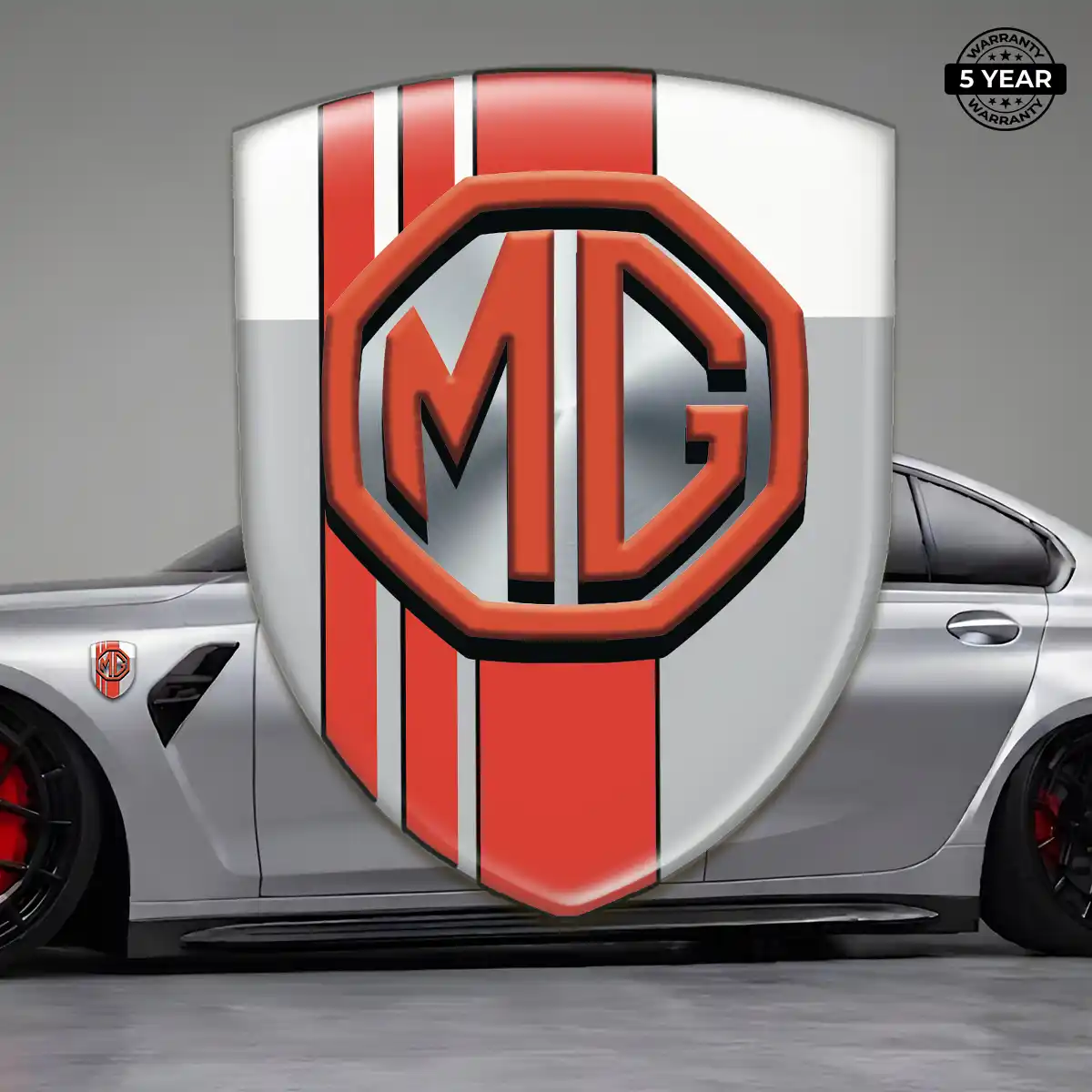 MG Domed Logo Sticker Premium Dome