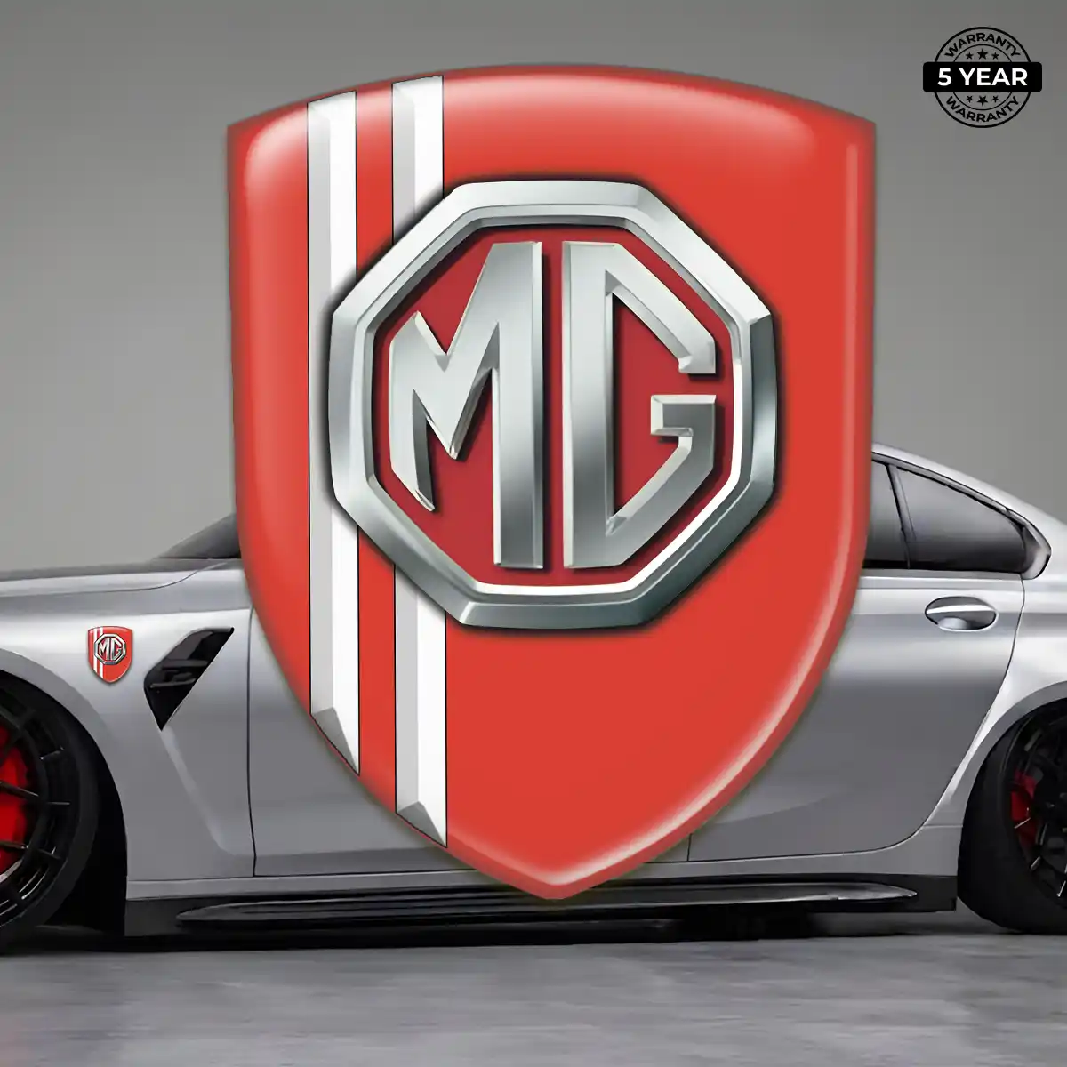 MG Domed Logo Sticker Prime Quality