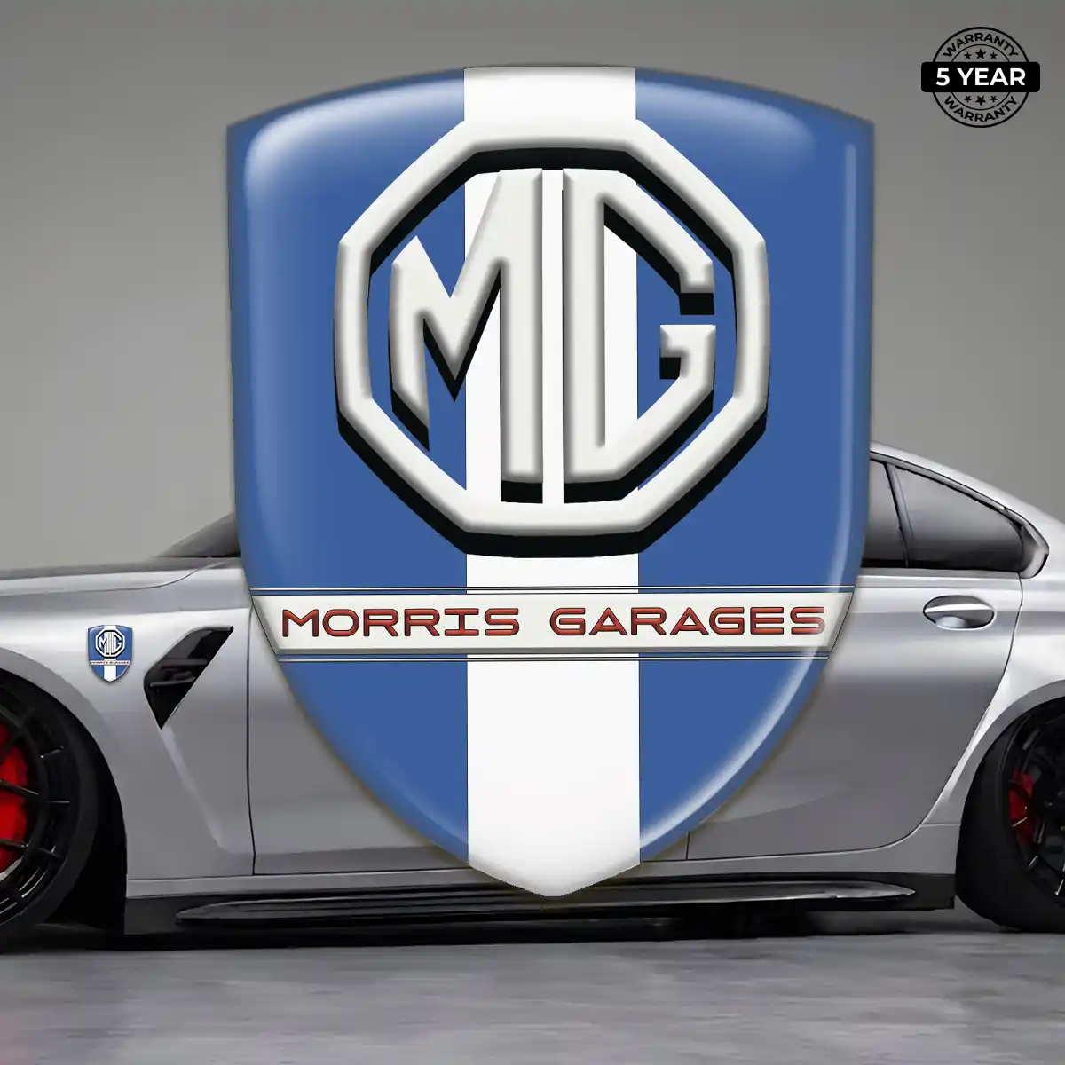 MG Domed Logo Sticker Resin Elite
