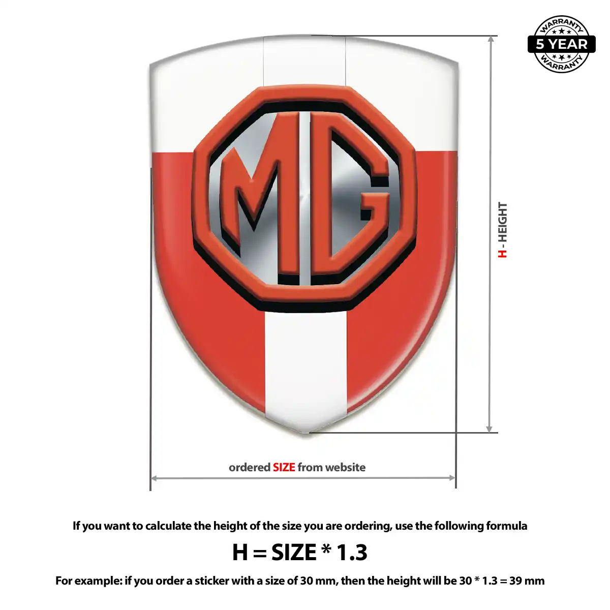 MG Emblem Badge Deluxe Edition