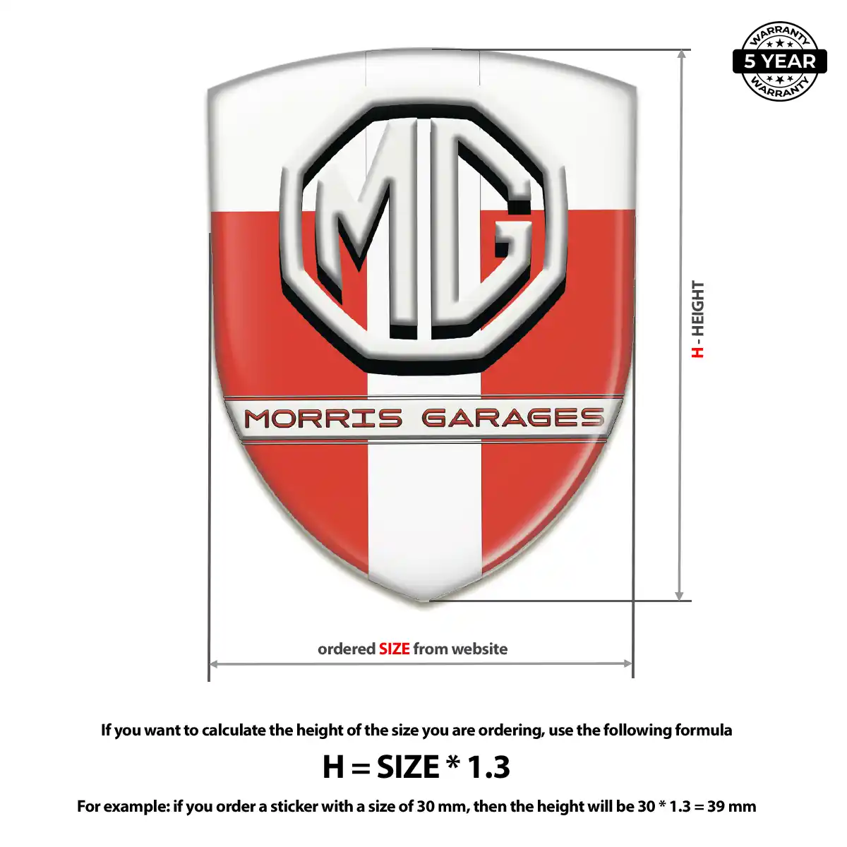 MG Emblem Badge Elite Edition