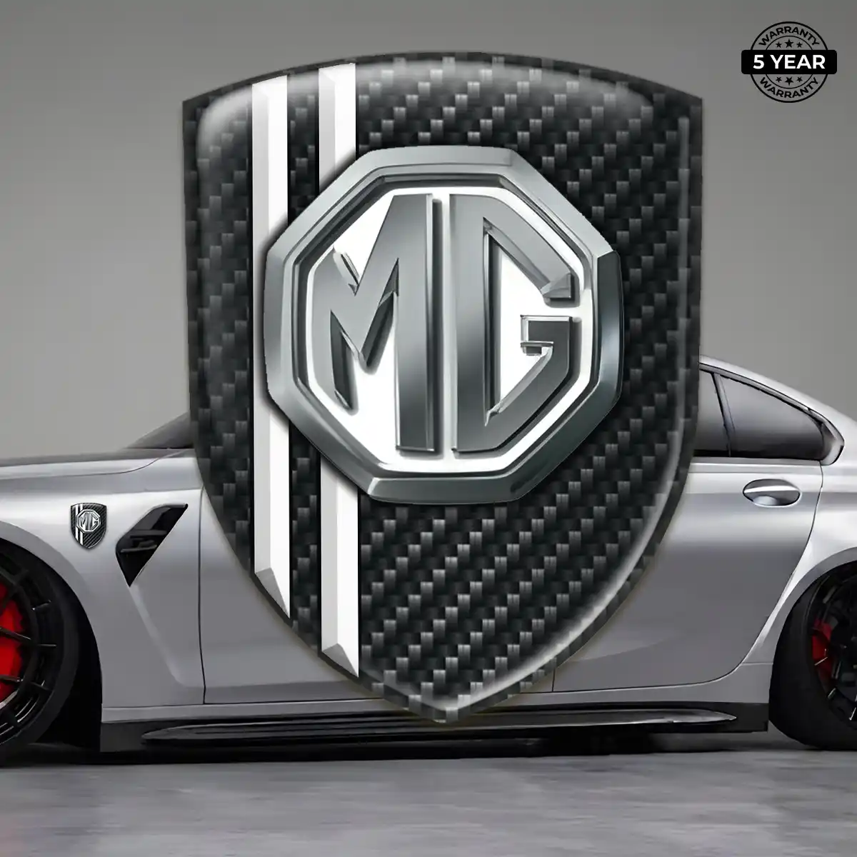 MG Emblem Badge Interior Luxe