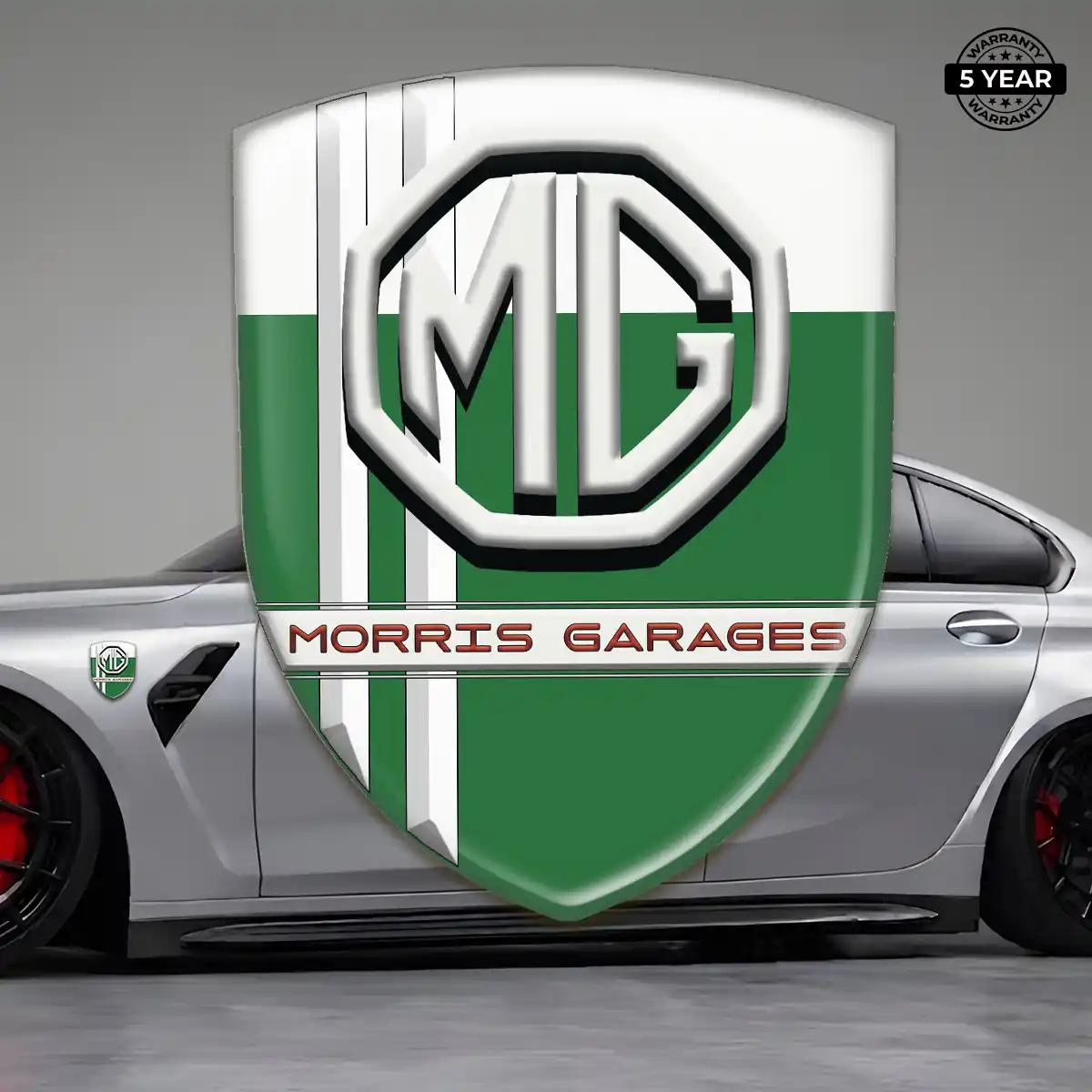 MG Emblem Badge Logo Elite Finish