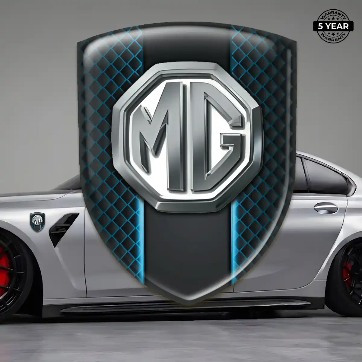 MG Emblem Badge Logo Interior Elegance