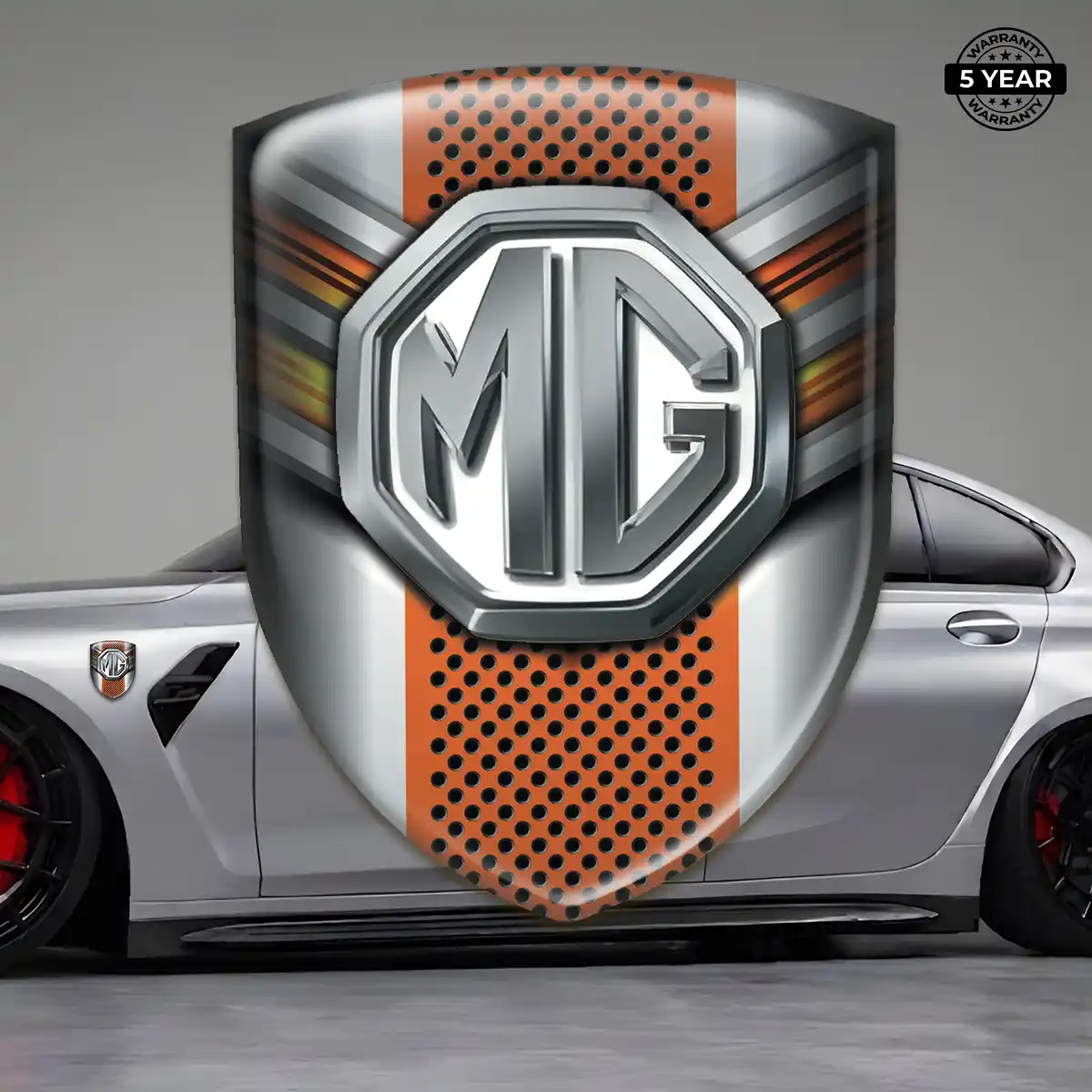 MG Emblem Badge Logo Interior Luxe