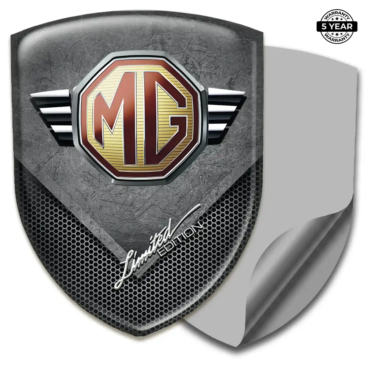 MG Emblem Badge Logo Premium Dome