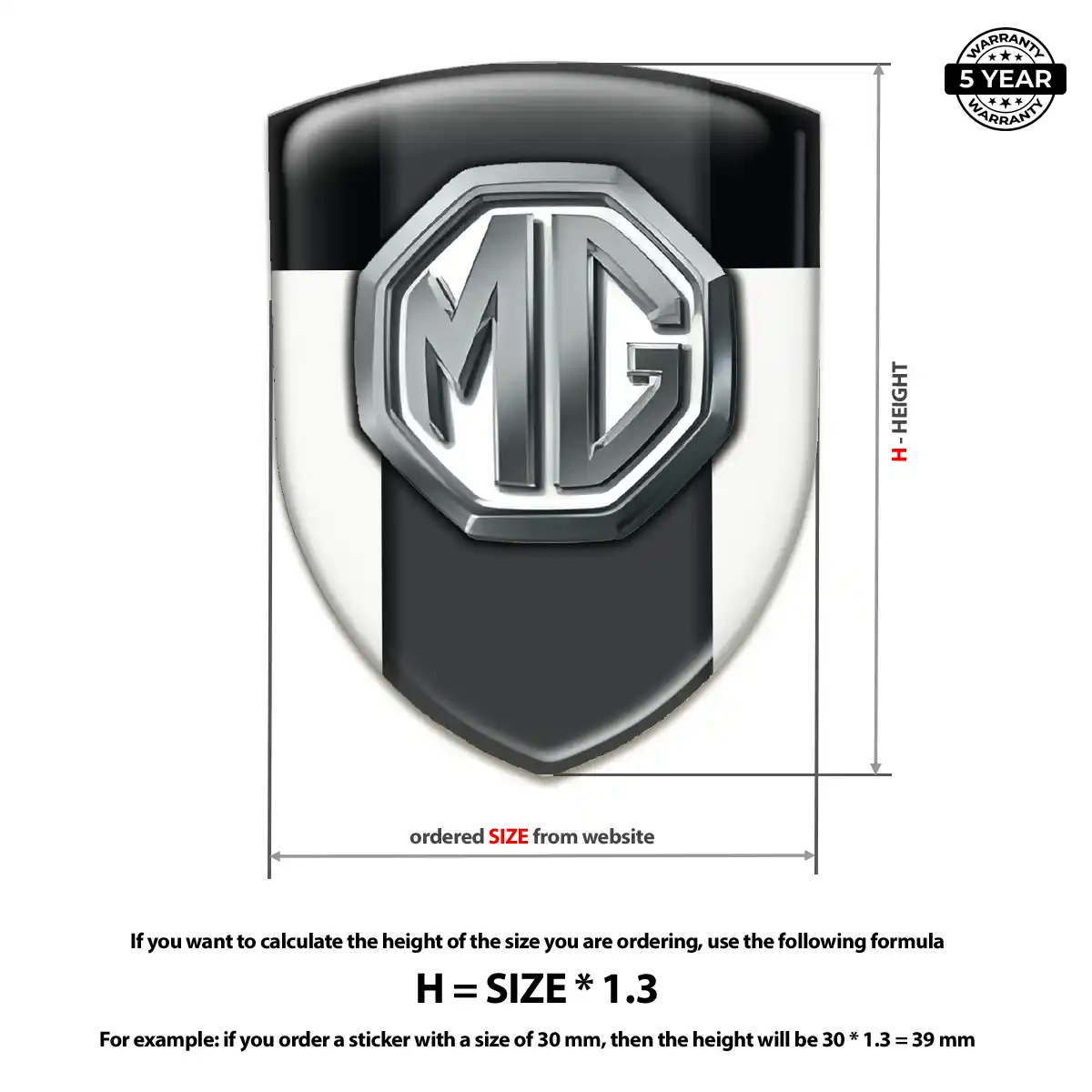 MG Emblem Badge Logo Refined Design