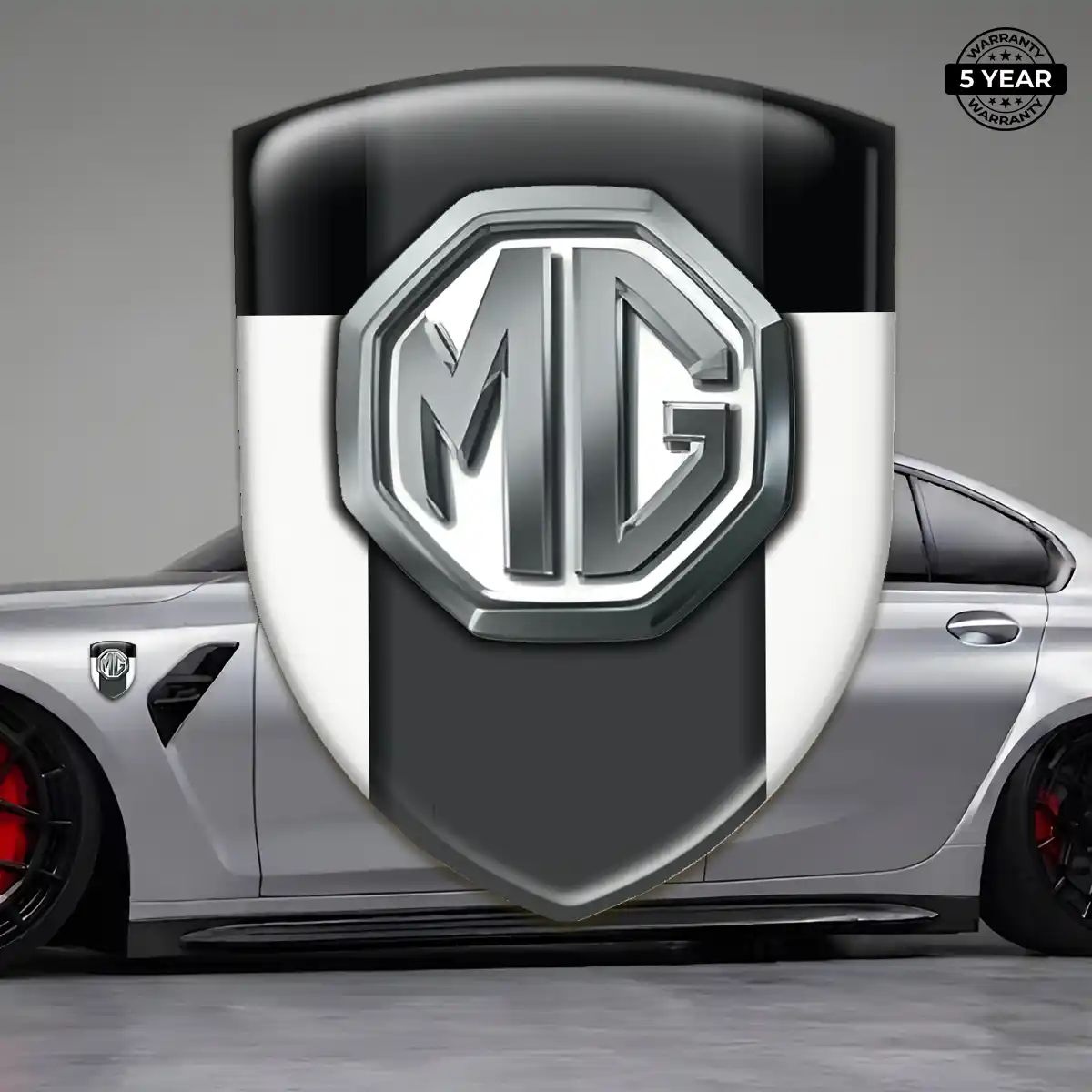 MG Emblem Badge Logo Refined Design