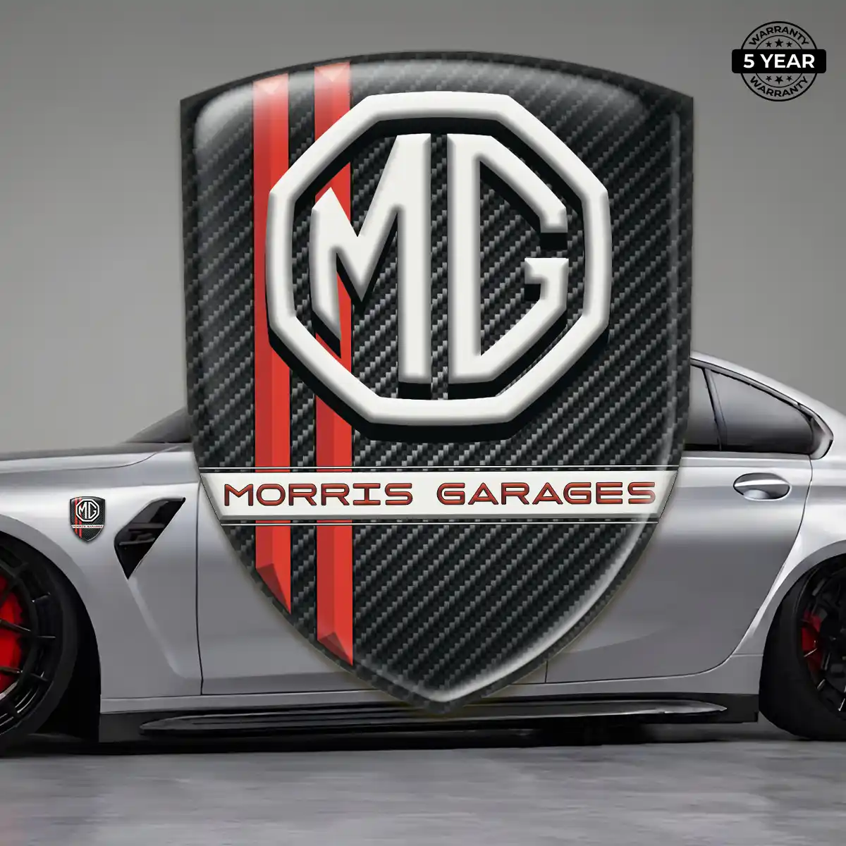 MG Emblem Badge Logo Resin Luxe