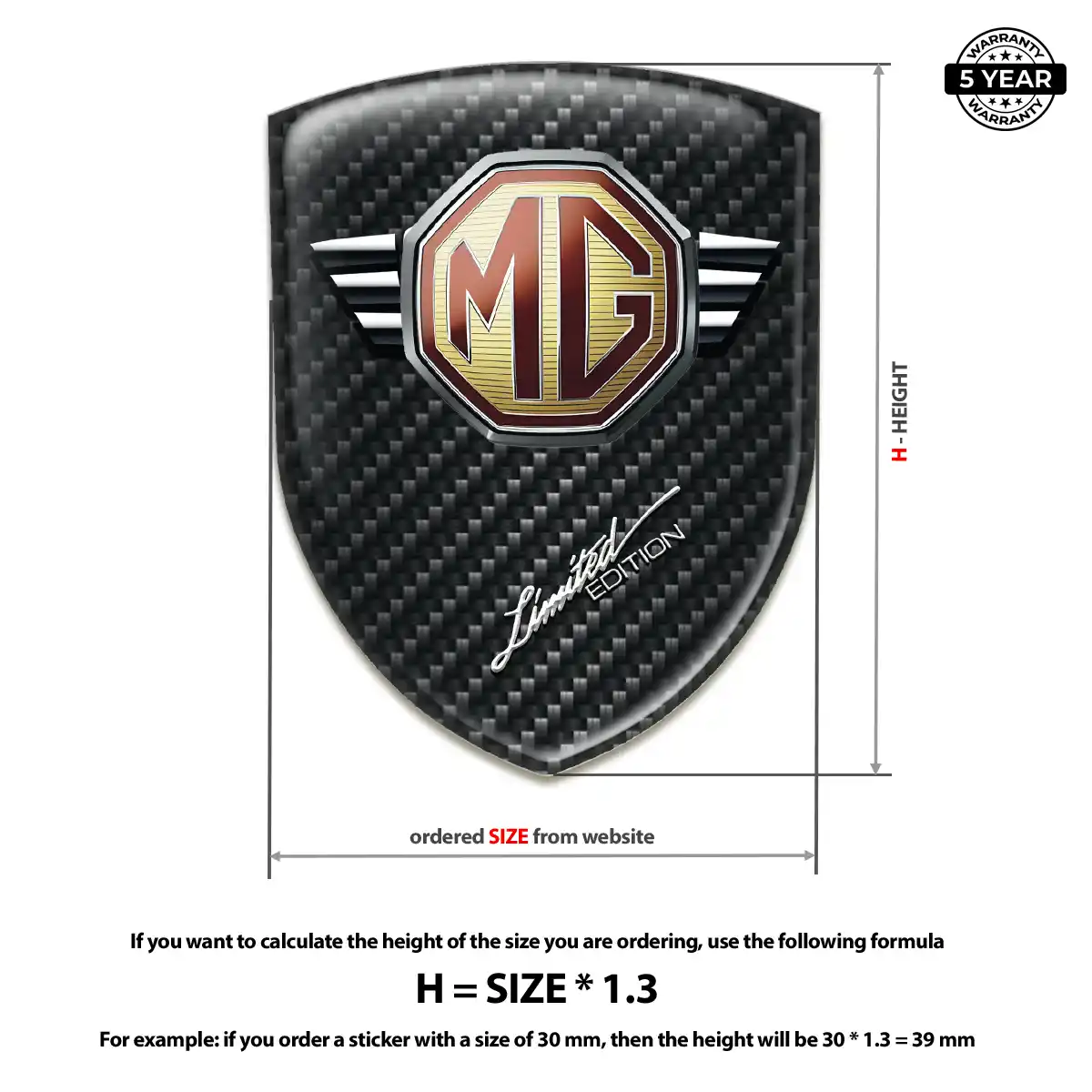 MG Emblem Badge Logo Sleek Style