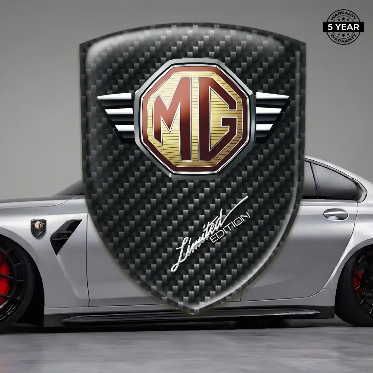 MG Emblem Badge Logo Sleek Style