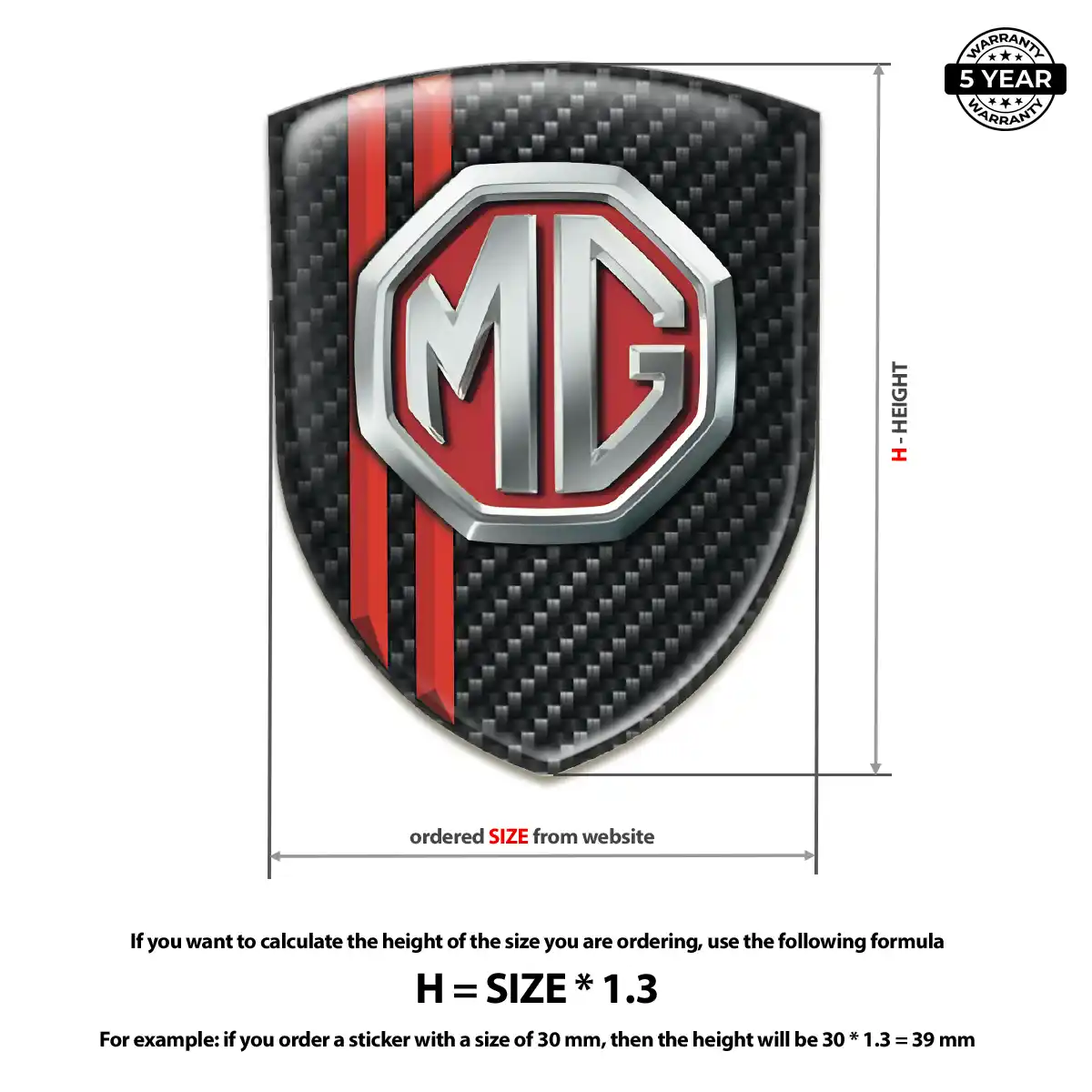 MG Emblem Badge Noble Edition