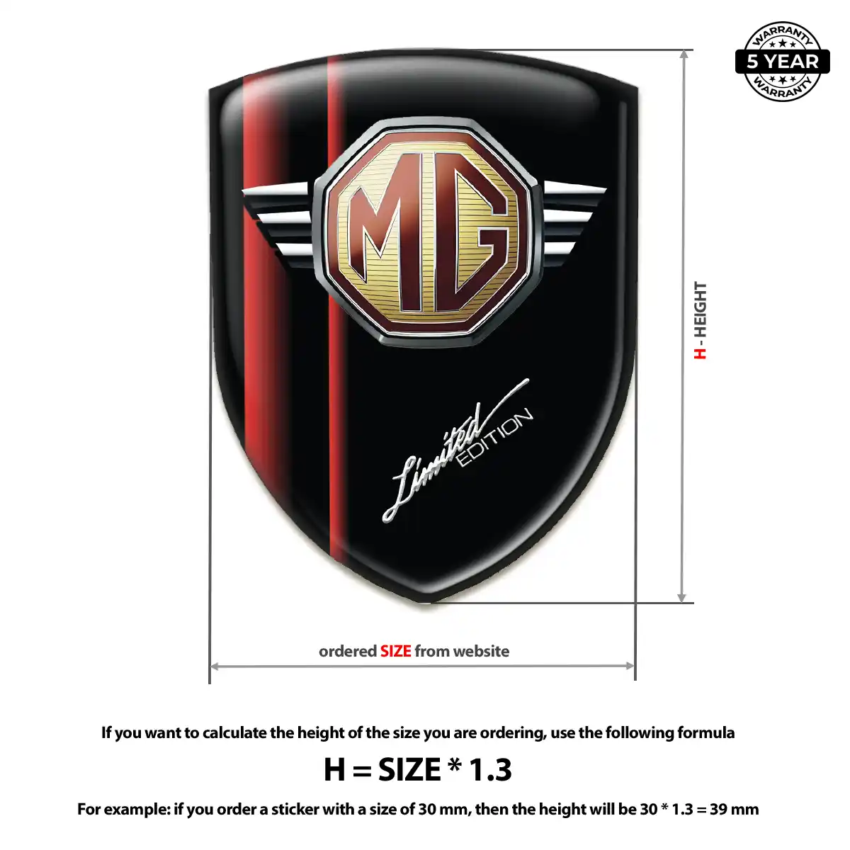 MG Emblem Crest Elite Edition