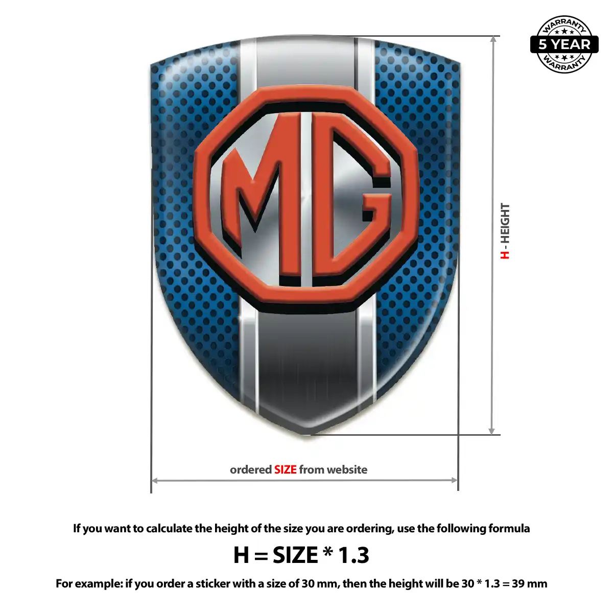 MG Emblem Crest Interior Elegance