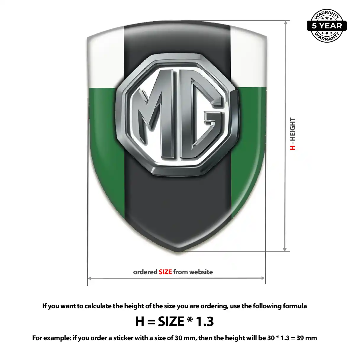 MG Emblem Crest Interior Luxe