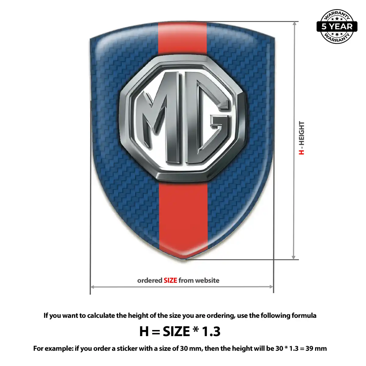 MG Emblem Crest Outer Style