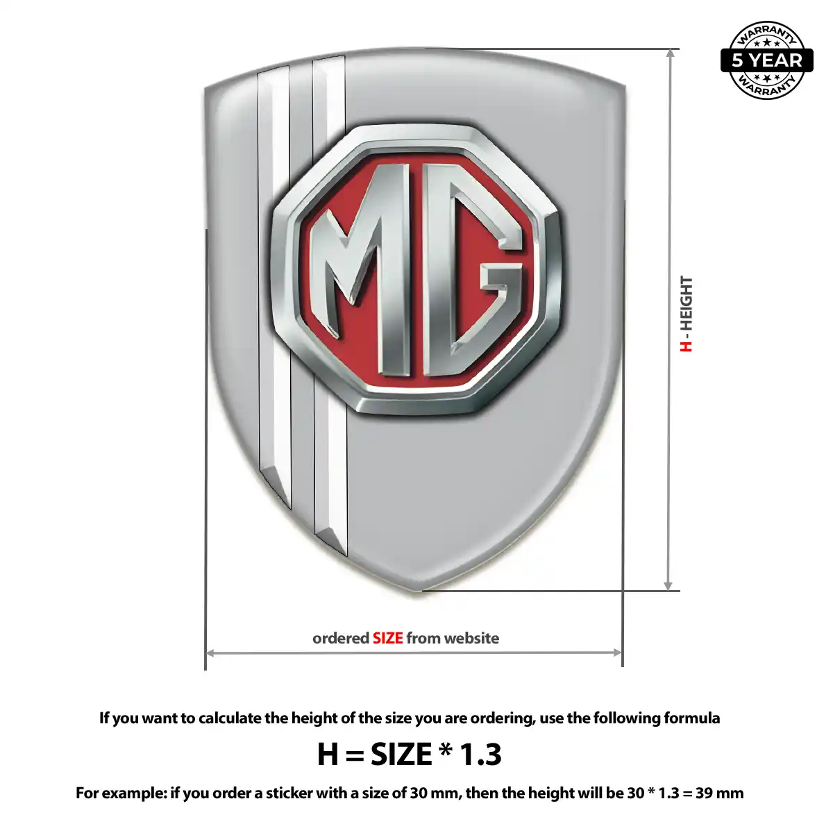 MG Emblem Crest Prime Quality
