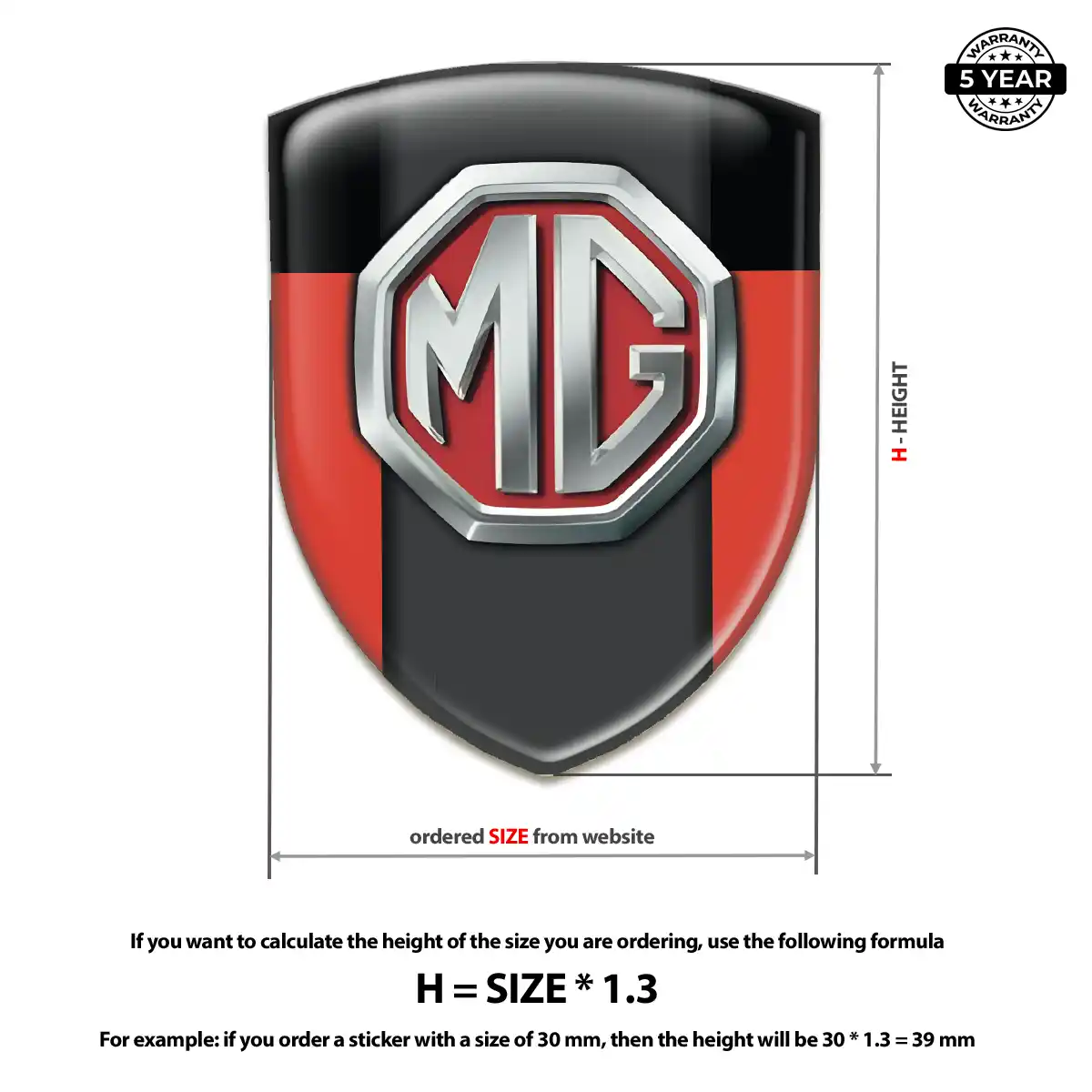 MG Emblem Crest Superior Craft