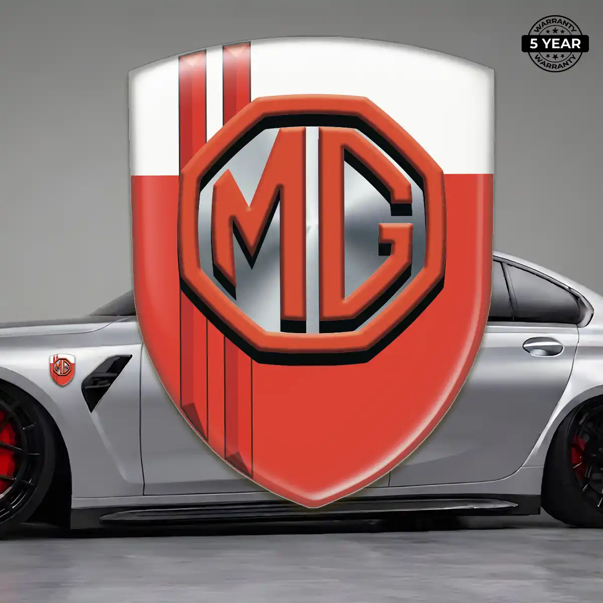 MG Emblem Domed Badge Elite Finish