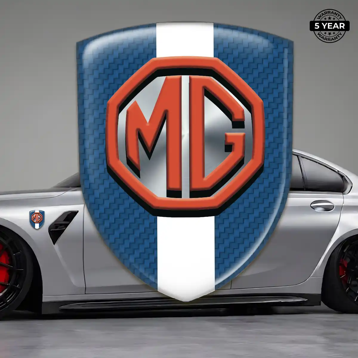 MG Emblem Domed Badge Exterior Luxe